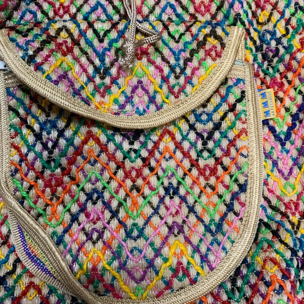 M. M. M. Artesanías backpack, multicolor, New